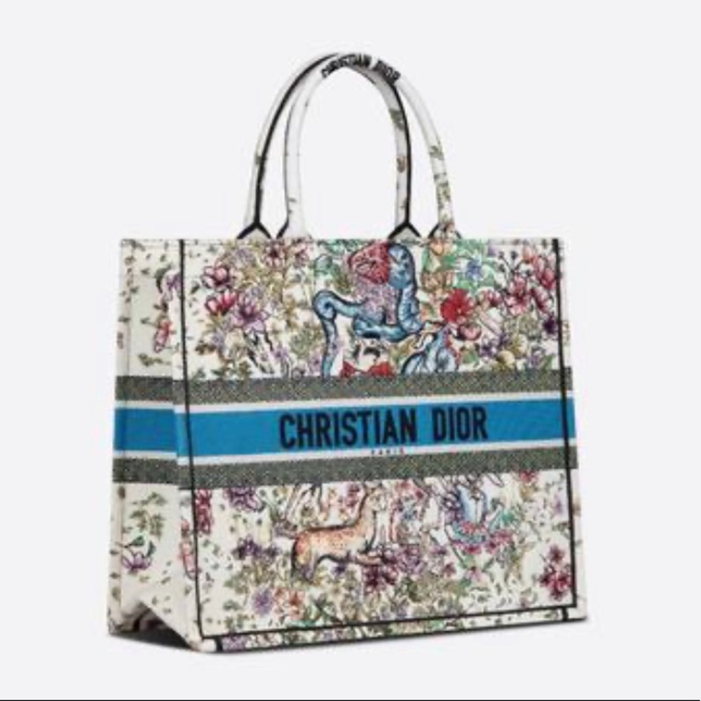 Dior book tote. Medium. New with tags and receipt